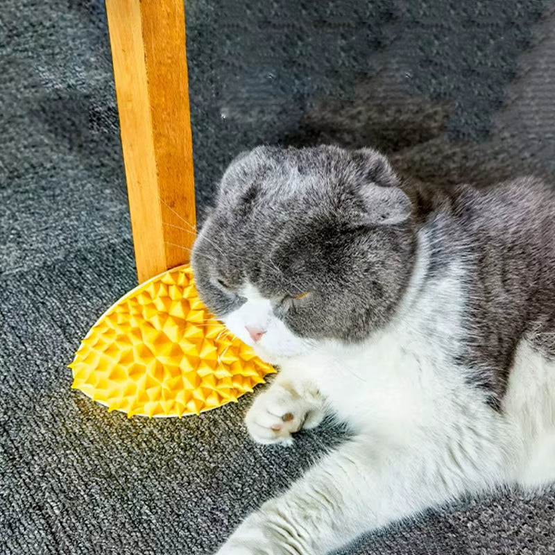 New Durian Scratching Comb 2-In-1 Pet Comb for Cat Grooming Dental Care Pet Comb Cat Corner Scratching Rubbing Brush