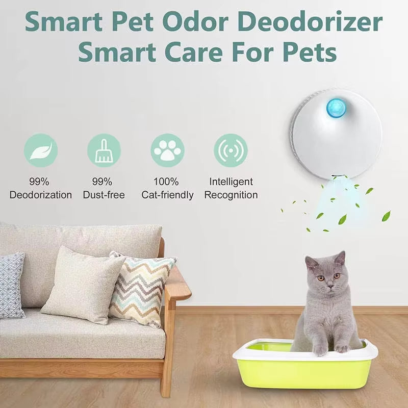Smart Cat Odor Purifier Replacement for Cat Litter Box Deodorizer Pet Toilet Air Purifier Dog Cat Litter Deodorant Pet Supplies