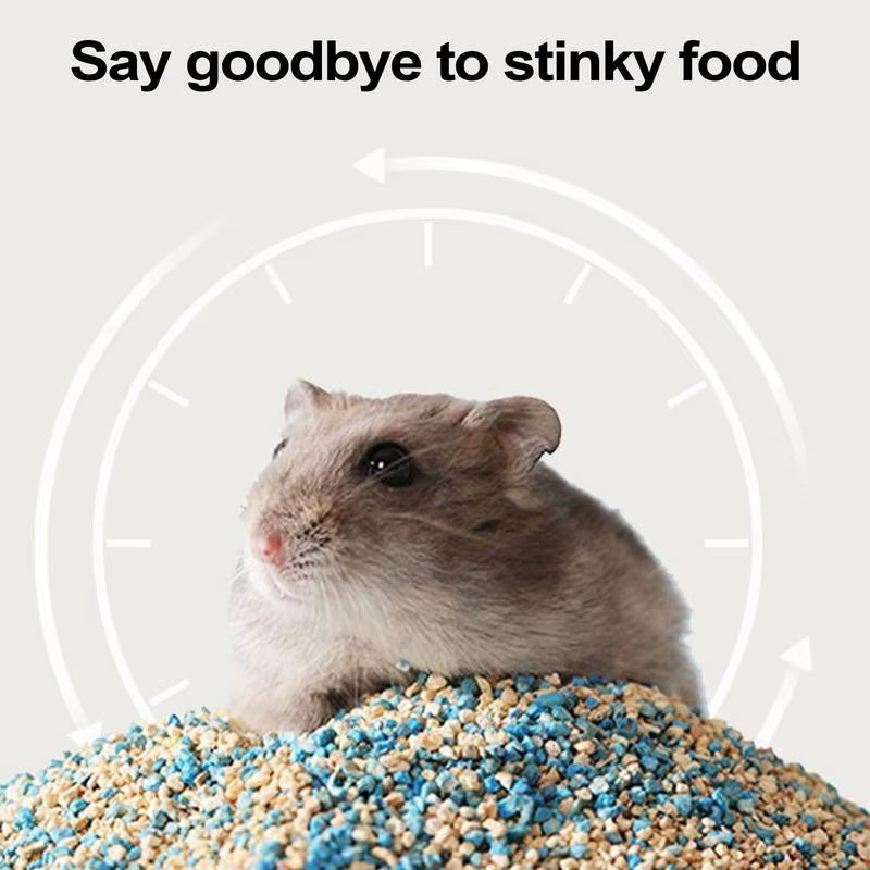 500Ml Hamster Deodorizing Granular Long-Lasting Small Pets Bedding Scented Nesting Habitat Decor Natural Hamster Bedding