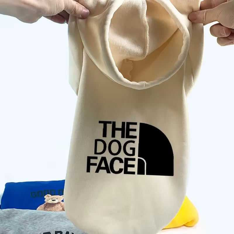Letter Design Pet Dog Hoodies Cool Dogs Clothes for French Bulldog Dogs Pullover Sweatshirt Coats Small Medium Dogs Chihuahua
