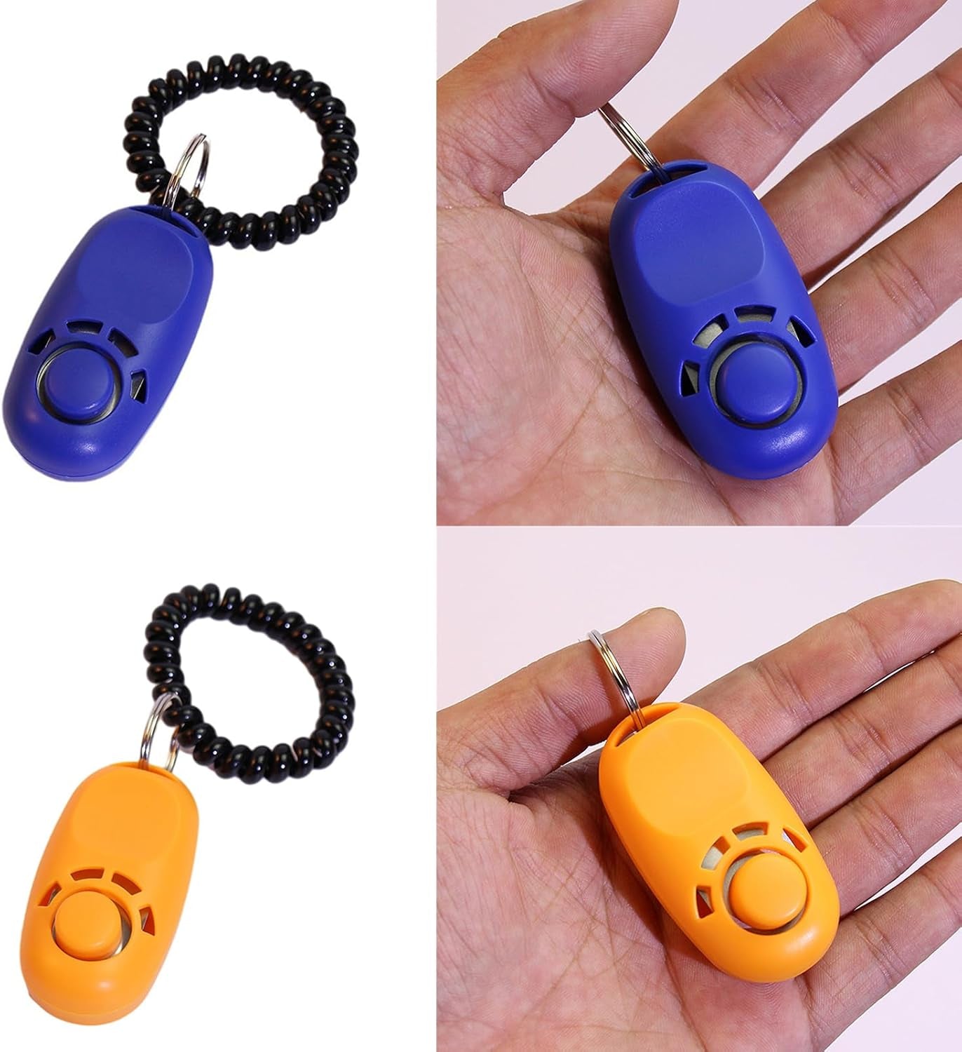 Dogs Training Clickers Stretch Wrist Rope Pet Clickers Trainer Aid Tool Sound Keychains Outdoor Training Tool Dogs Training Clickers Dogs Training Finger Clickers