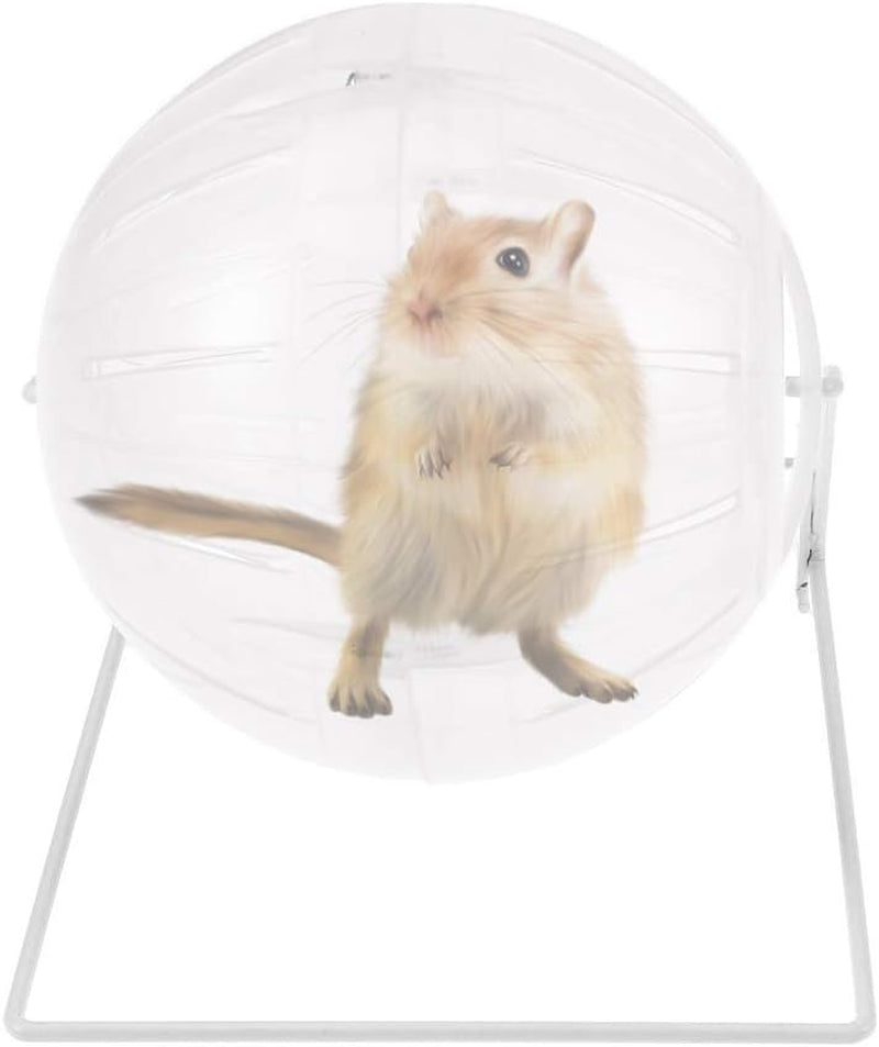 Multifunctional Hamster Running Exercise Run about Pets Transparent Hamster Wheel Dwarf Hamsters Gerbils Guinea Pigs Activity Toy Reduce Boredom Increase Fitness