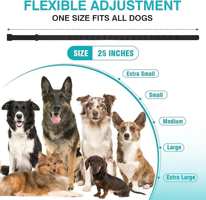Calming Collar for Dogs 4 Packs Dog Relief Anxiety Stress Pheromone Collars Separation and Bad Behavior Pheromones Calm Lasts 60 Days 25 Inches Size Adjustable Waterproof Fit Small Large Medium Breed