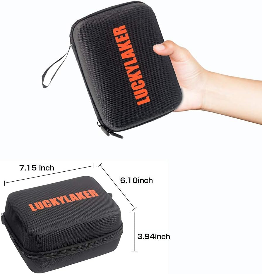 Hard Travel Case LAKER Handheld Fish Finder Boat Sonar Fishing Finders Transducer Kayak Fish Finder Waterproof for Ice Fishing