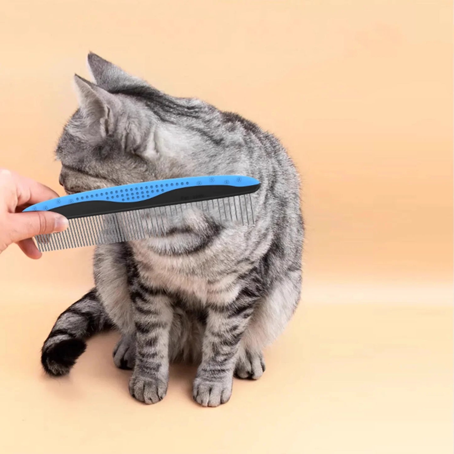 Pet Grooming Brush, Dog Brush Deshedd, Dog Comb for Groom,Undercoat Rake for Dogs Grooming Supplies