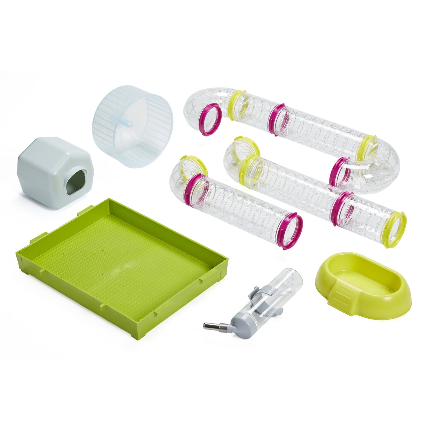 Laura Small Hamster Cage, Fun & Interactive Cage Measures 18.11L X 11.61W X 14.8H & Includes All Accessories