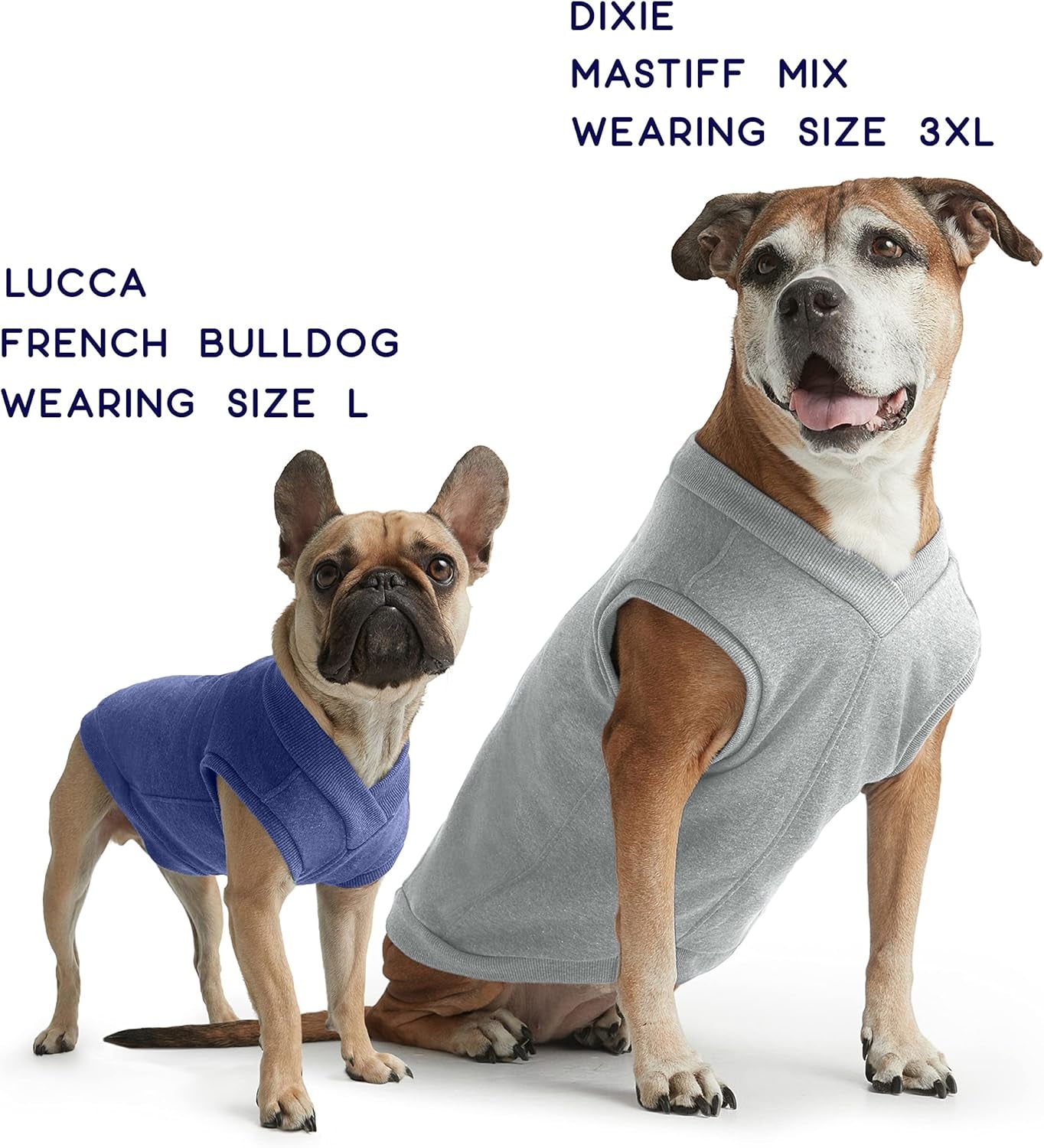 Casual Stretch Comfort Cotton Dog Sweatshirt Sweater Vest for Small Dogs, Medium Dogs, Big Dogs (X-Small, Black)