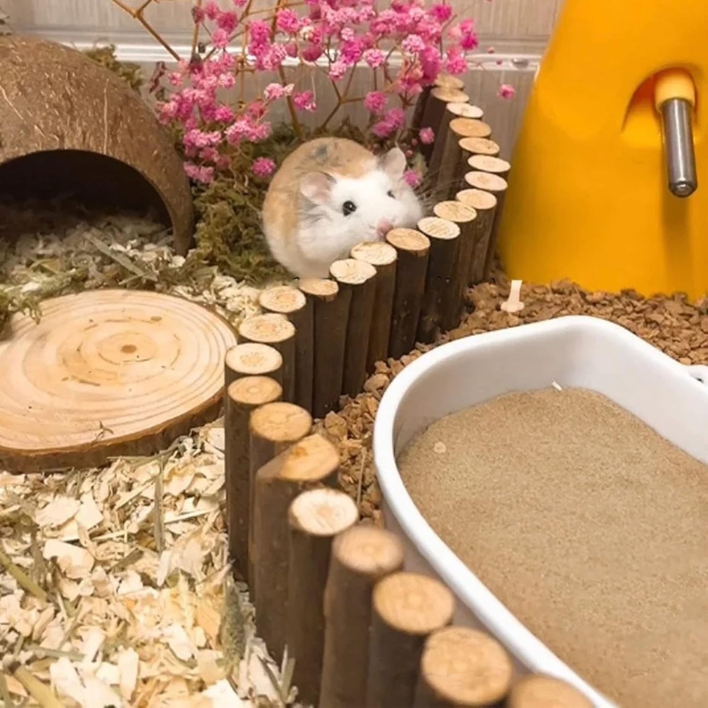 DR.DUDU Hamster Bath Sand, 6.6Lb Dust Free Desert Sand or Potty Litter Sand For
