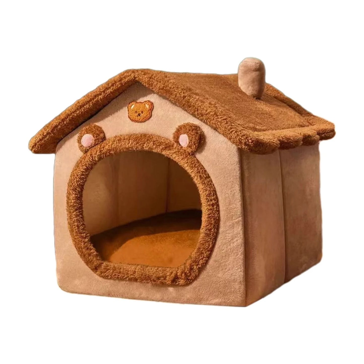 Cat Bed Cave Foldable Dog House Kennel Bed Mat for Small Medium Dogs Cats Winter Warm Chihuahua Cats Den Pet Products Basket Puppy Cave Sofa