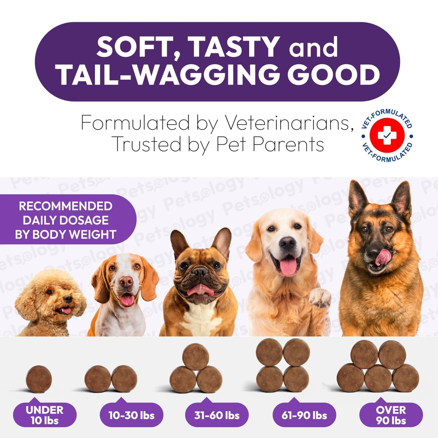 Melatonin for Dogs Calming Chews for Dogs Made in USA