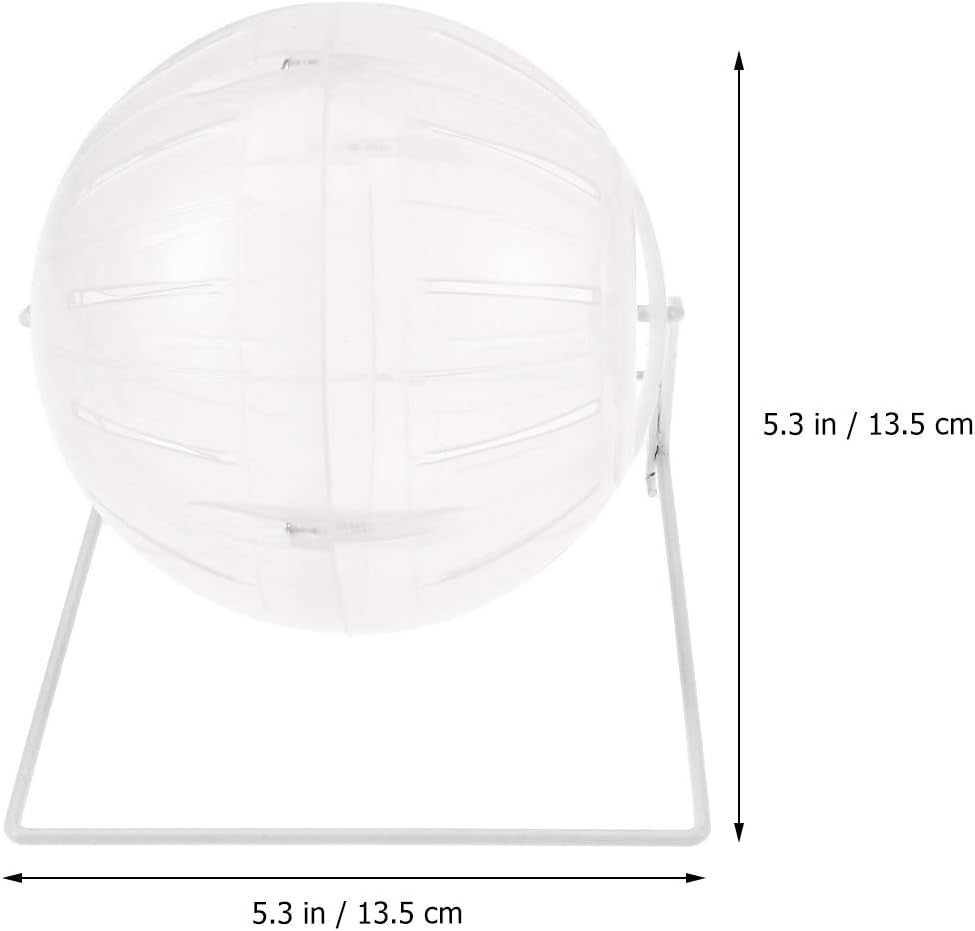 Multifunctional Hamster Running Exercise Run about Pets Transparent Hamster Wheel Dwarf Hamsters Gerbils Guinea Pigs Activity Toy Reduce Boredom Increase Fitness