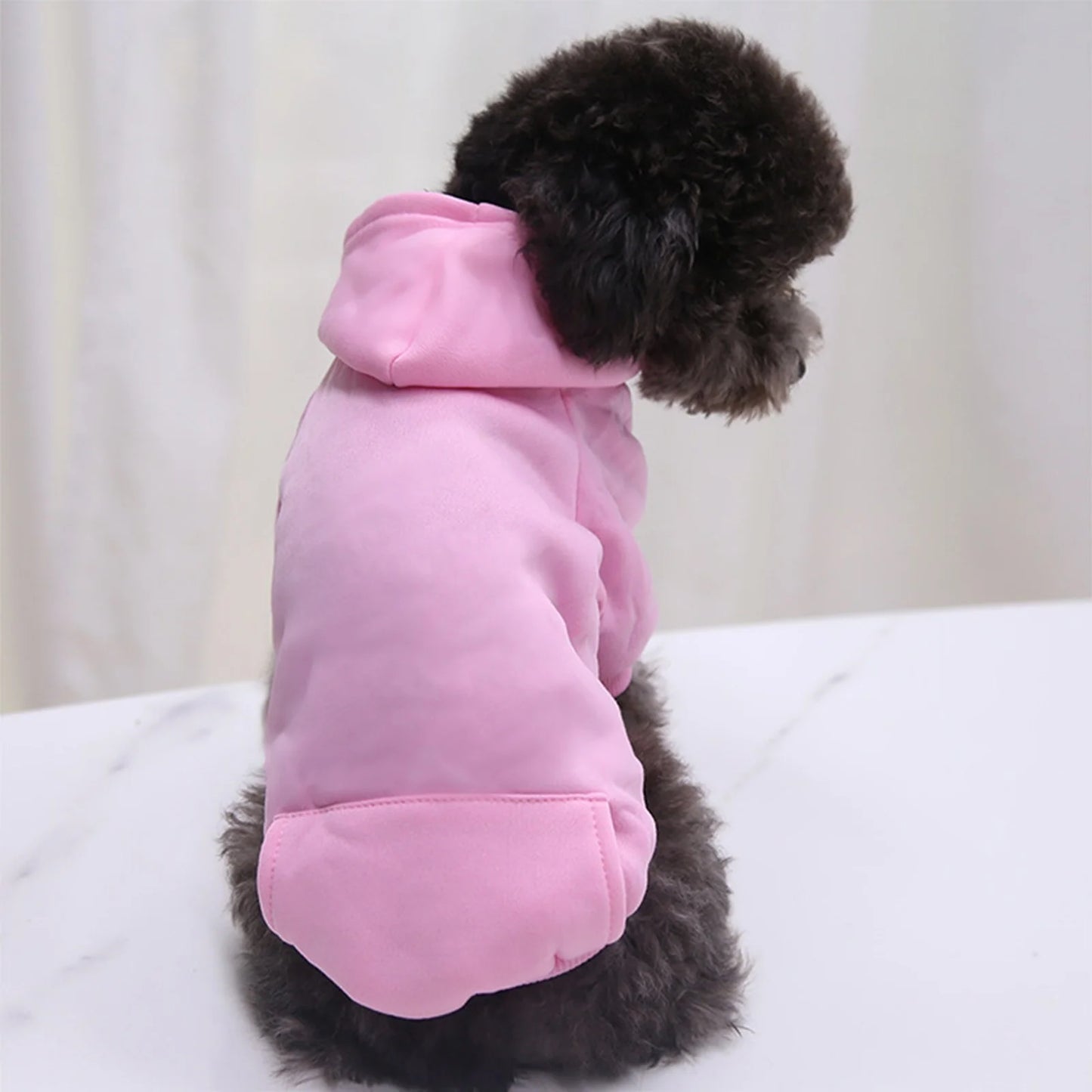 Dog Hoodie with Pocket - Fall Winter Warm Sweater Puppy Clothes Pet Sweaters for Small Dogs for Small Medium Dogs Dog Clothes Medium Size Dog Boy Girl Clothes for Pet Dog Cat Clothes for S