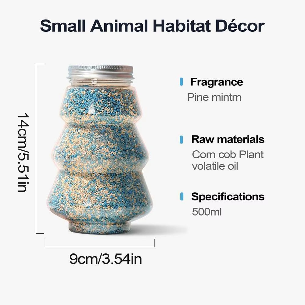 500Ml Hamster Deodorizing Granular Long-Lasting Small Pets Bedding Scented Nesting Habitat Decor Natural Hamster Bedding