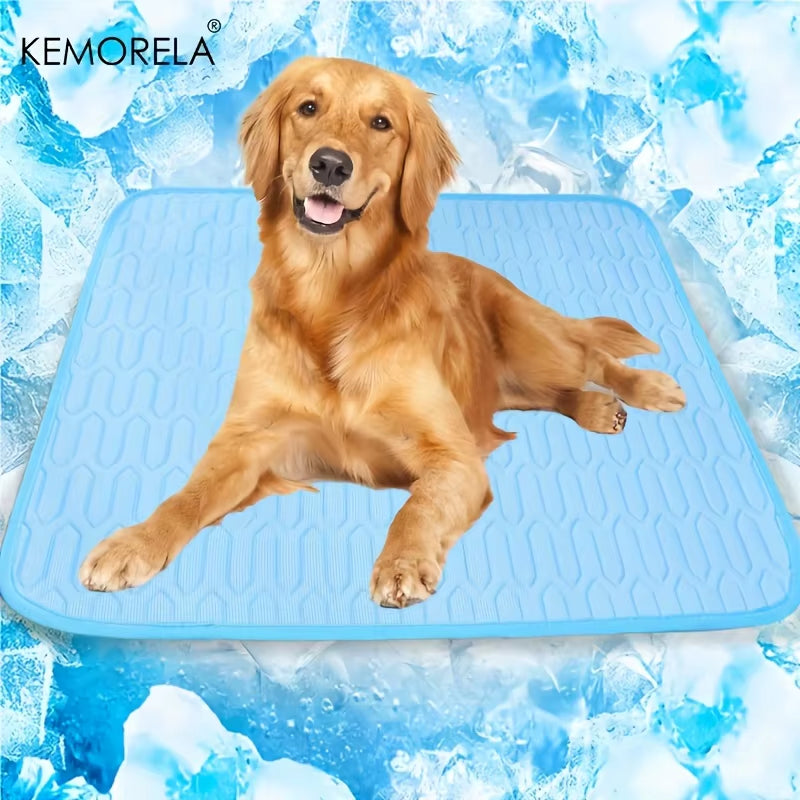XXL Extra Large Dog Cooling Pad Latex Washable Mat with Non-Slip Bottom Portable Breathable Dog Cooling Mat for Summer