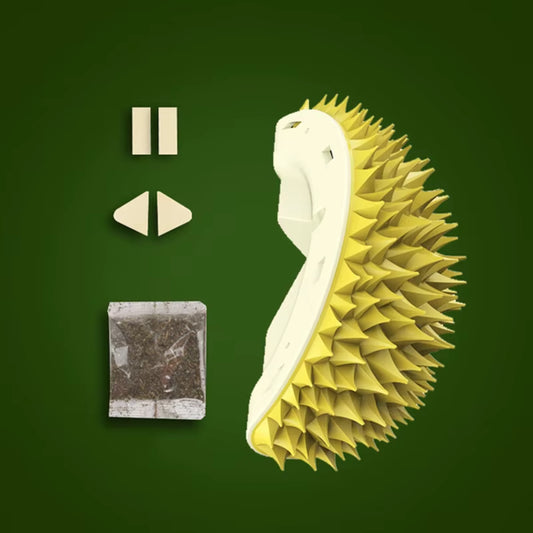 New Durian Scratching Comb 2-In-1 Pet Comb for Cat Grooming Dental Care Pet Comb Cat Corner Scratching Rubbing Brush