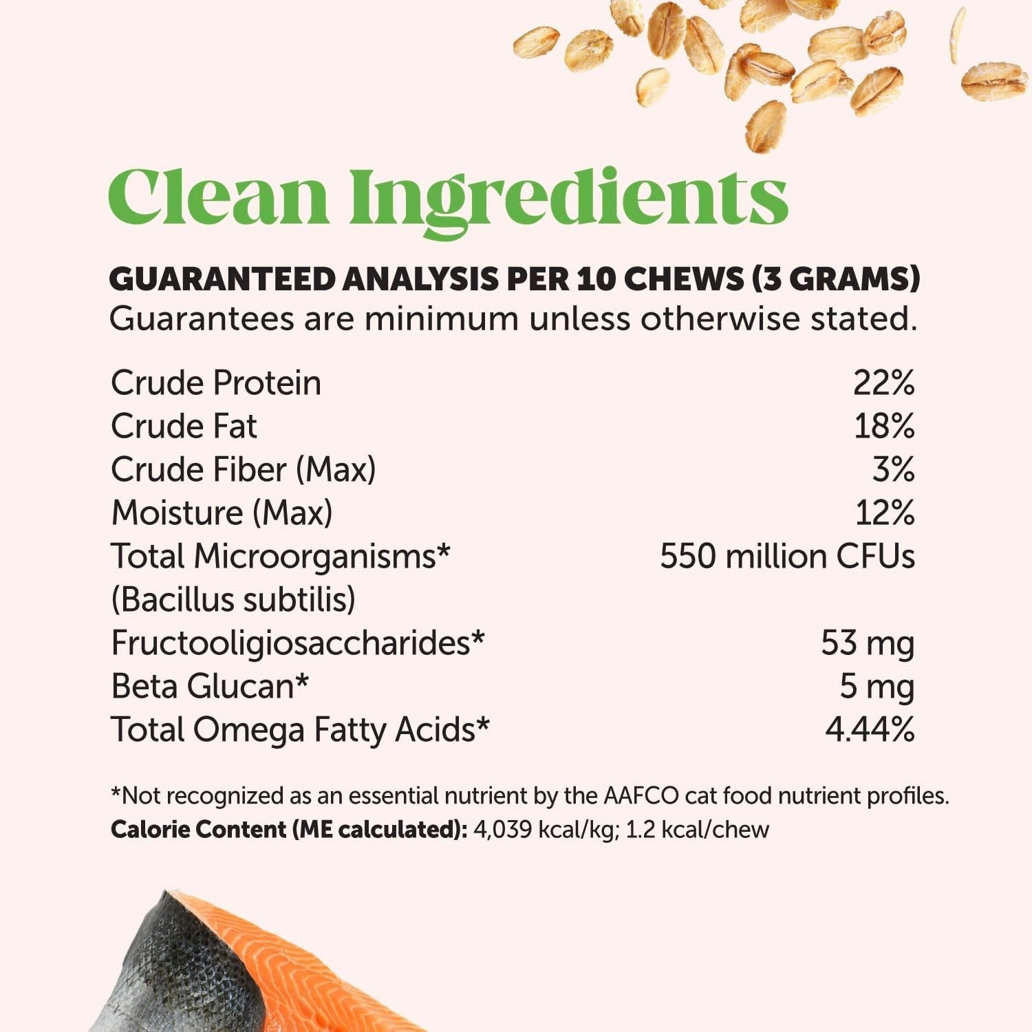 Cat Probiotics Gut + Immune Health Crunchy & Creamy Chews - Digestive Health, Su