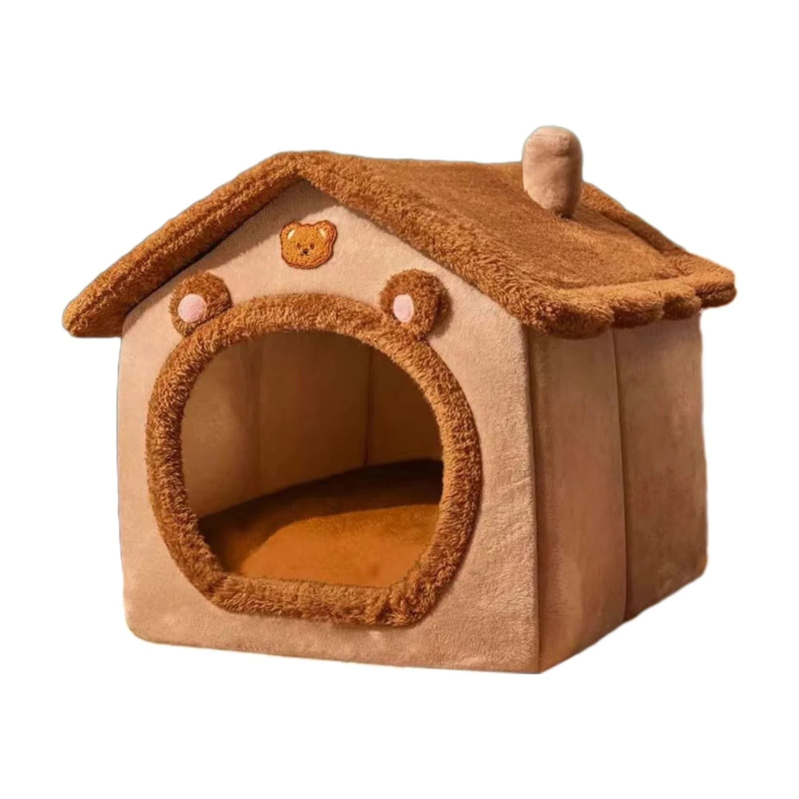 Cat Bed Cave Foldable Dog House Kennel Bed Mat for Small Medium Dogs Cats Winter Warm Chihuahua Cats Den Pet Products Basket Puppy Cave Sofa