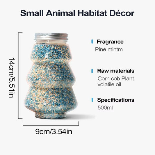 500Ml Hamster Deodorizing Granular Long-Lasting Small Pets Bedding Scented Nesting Habitat Decor Natural Hamster Bedding